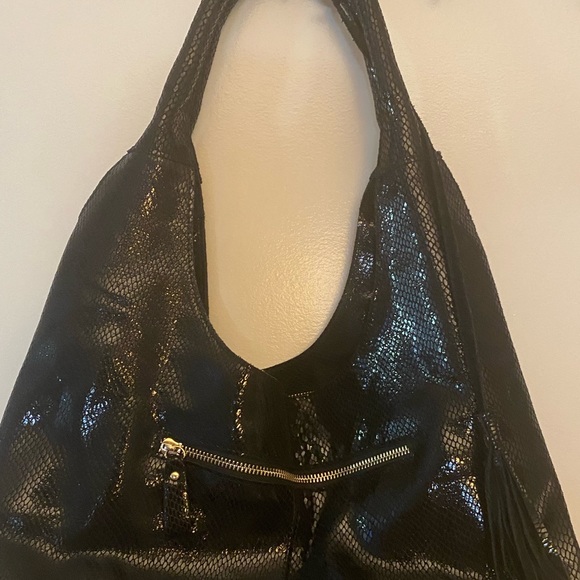 Vintage (NWOT) - Beautiful Maxine Couture Mamba Black Hobo! - Picture 2 of 3
